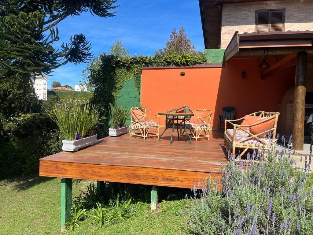 הוילה Campos do Jordão Linda Casa! Aconchegante E Com Otima Localizacao מראה חיצוני תמונה